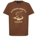 Dsquared2 Canadian Lifestyle T-shirt Bruin