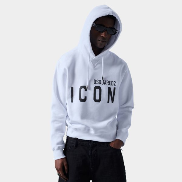 Dsquared2 Icon Hoodie Wit