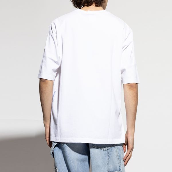 Dsquared2 Loose Fit T-shirt Wit