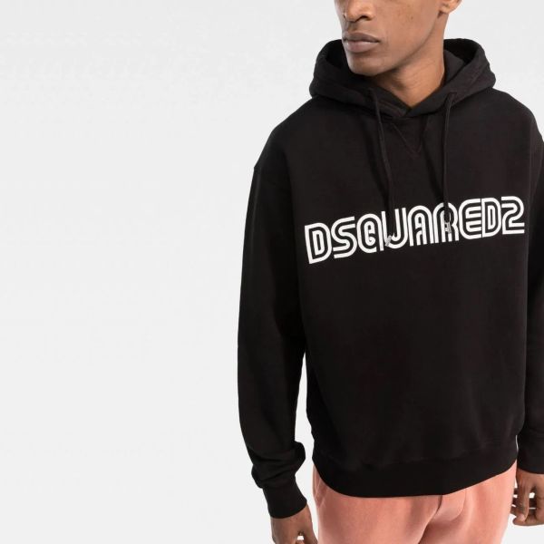 Dsquared2 Outline Cool Hoodie Zwart