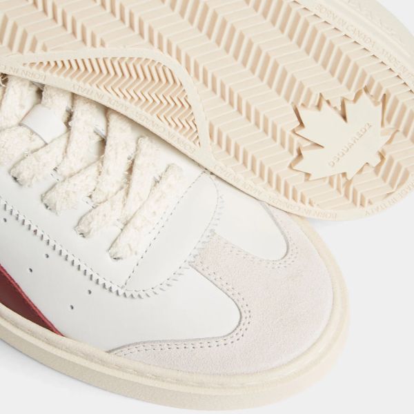 Dsquared2 Rider Sneaker Wit/Bordeaux/Groen