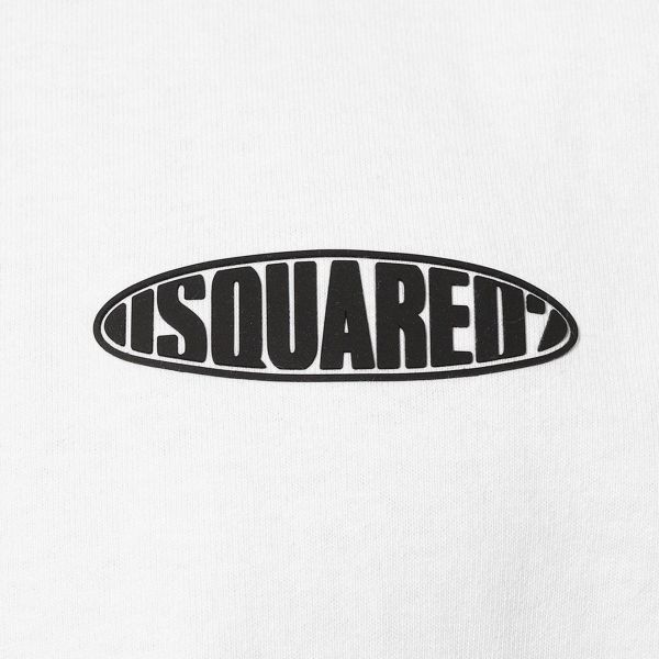 Dsquared2 Surf Board T-shirt Wit