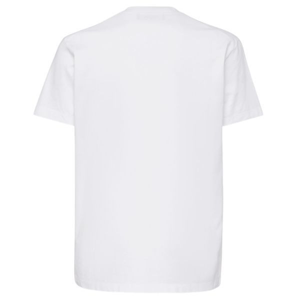 Dsquared2 Yellow Logo T-shirt Wit