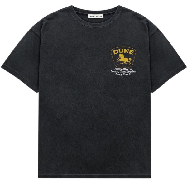 Duke + Dexter Sponsors Washed T-shirt Zwart
