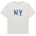 Duke + Dexter Watercolour NY T-shirt Wit