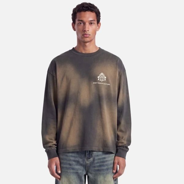 Don’t Waste Culture Fade Longsleeve T-shirt Grau