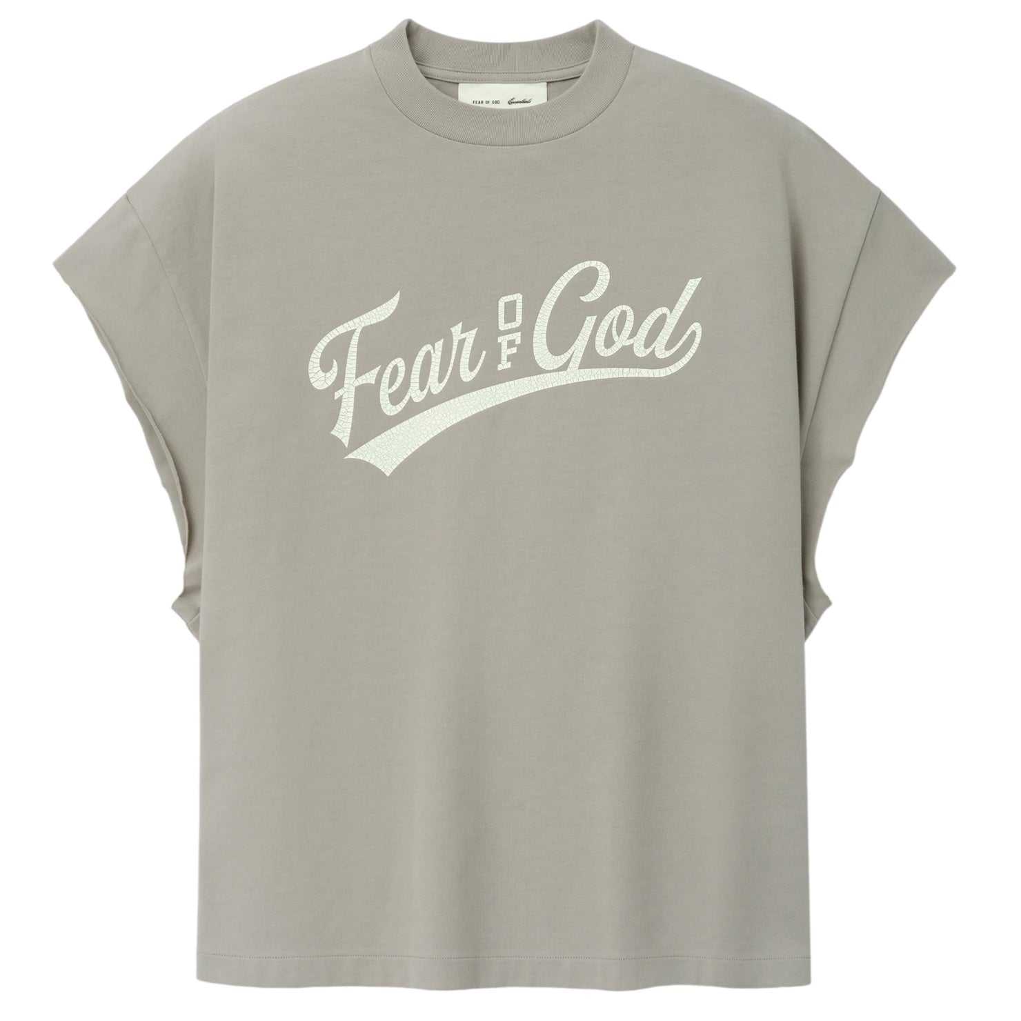 Fear Of God Essentials Cut Off 90's T-shirt Grau