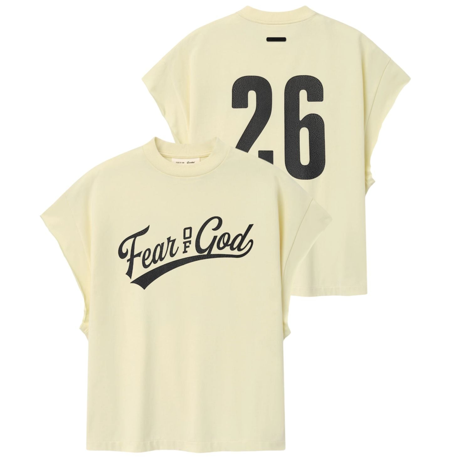 Fear Of God Essentials Cut Off 90's T-Shirt Offwhite