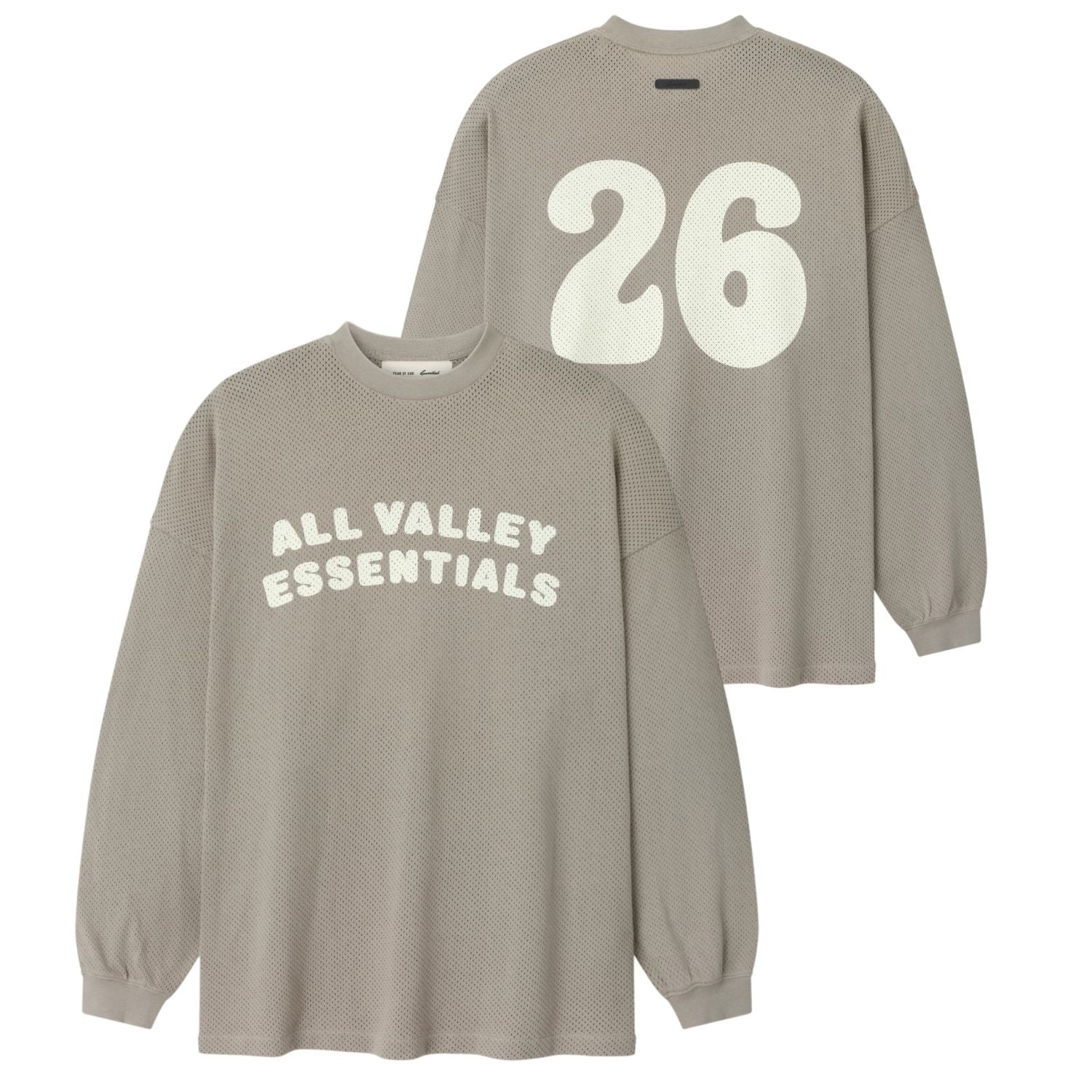 Fear Of God Essentials Merch Longsleeve T-shirt Grau