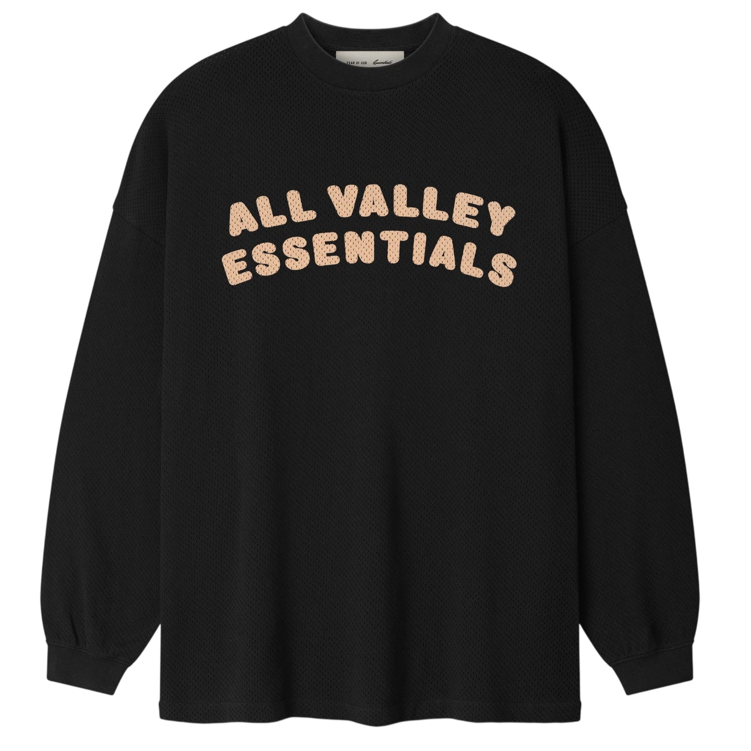 Fear Of God Essentials Merch Longsleeve T-shirt Schwarz