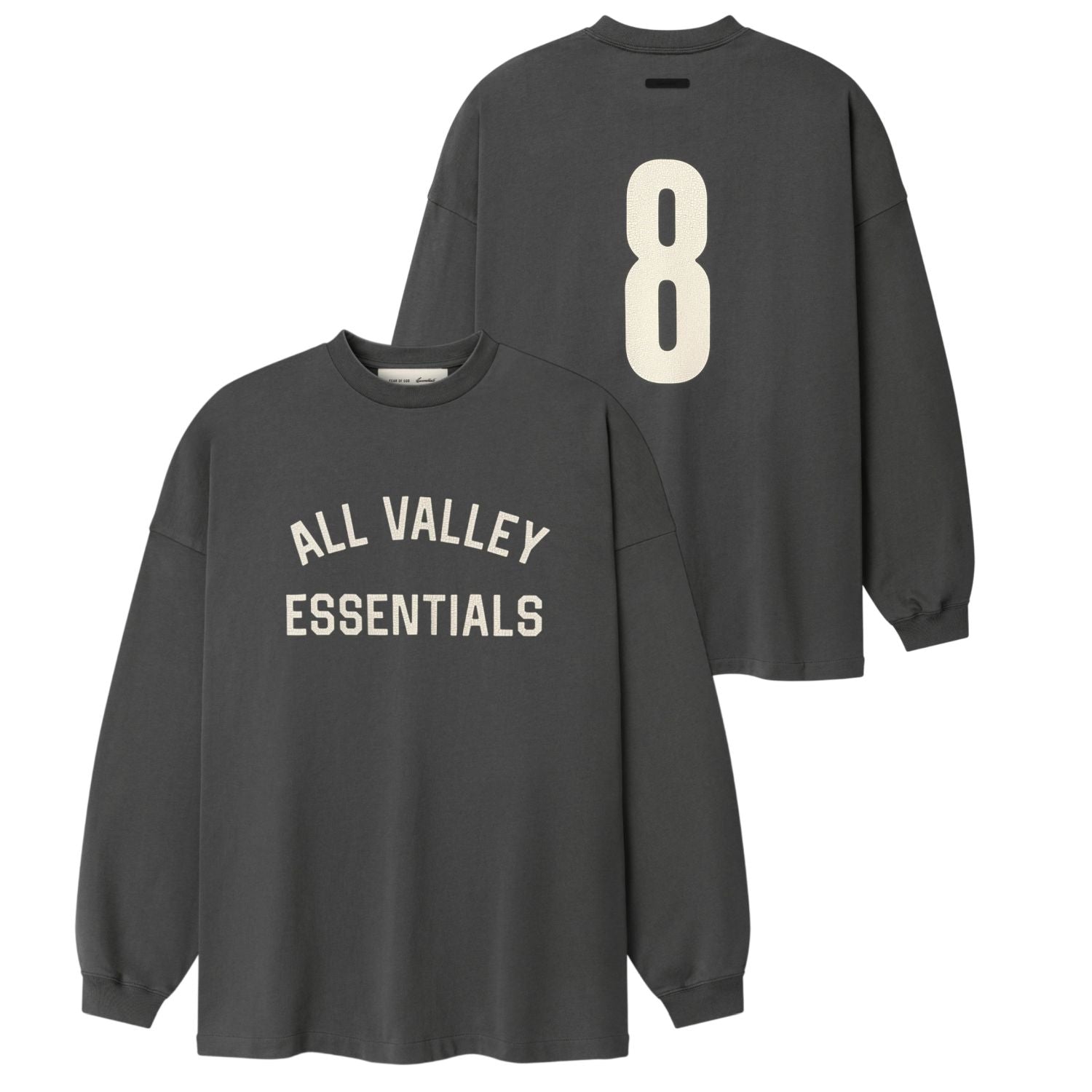 Fear Of God Essentials Merch Longsleeve T-shirt Anthrazit