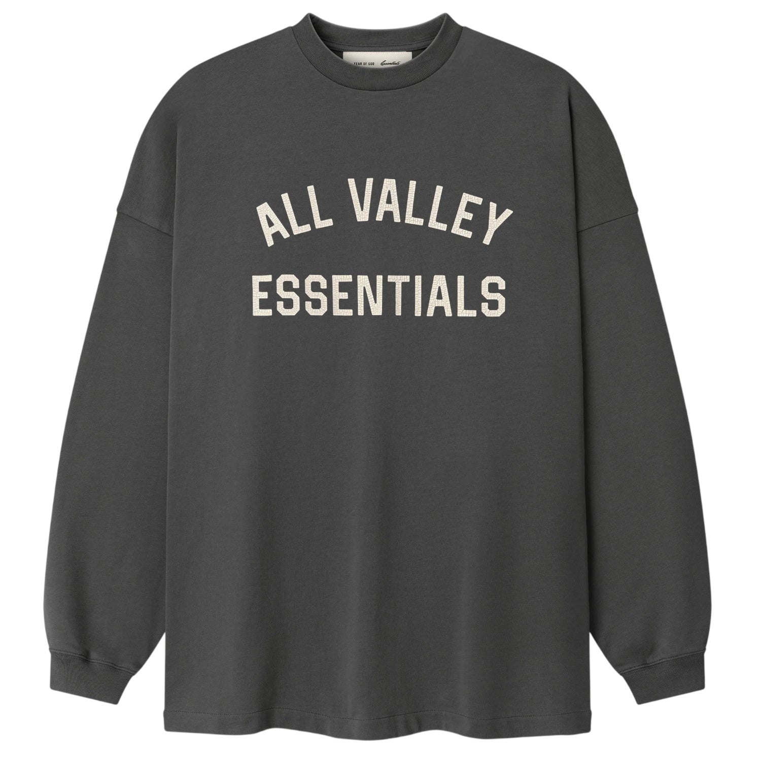 Fear Of God Essentials Merch Longsleeve T-shirt Anthrazit