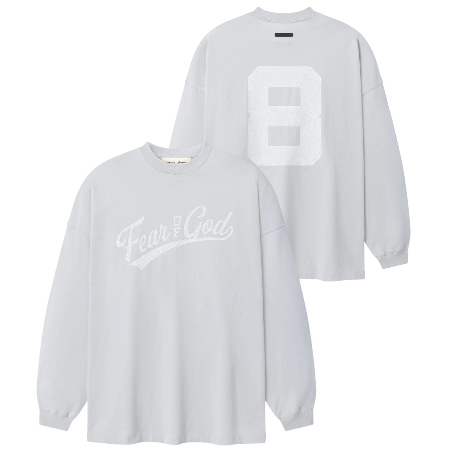 Fear Of God Essentials Merch Longsleeve T-shirt Hellblau