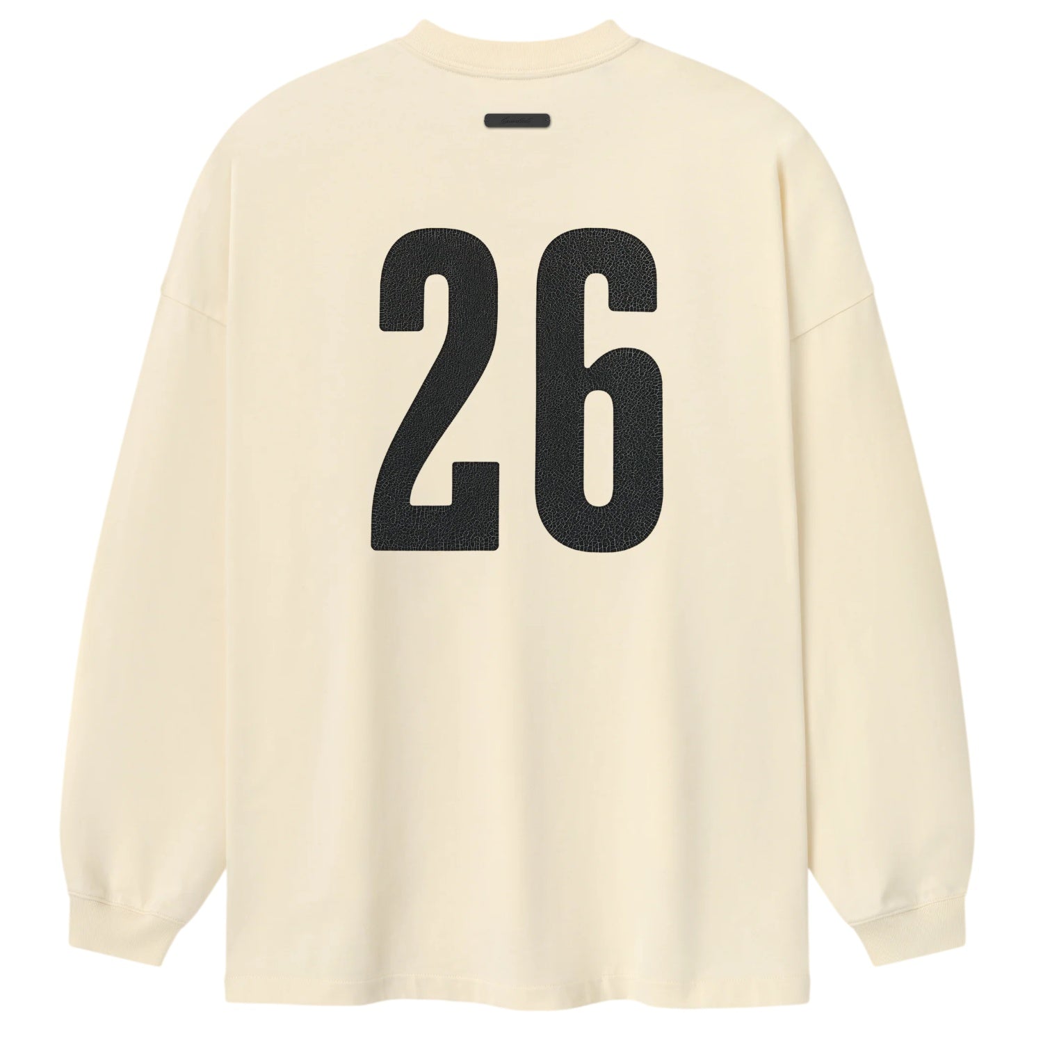 Fear Of God Essentials-Merch-Langarm-T-shirt Offwhite