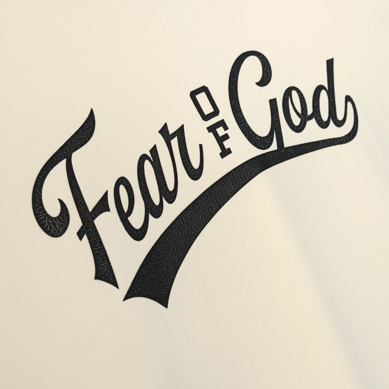 Fear Of God Essentials-Merch-Langarm-T-shirt Offwhite