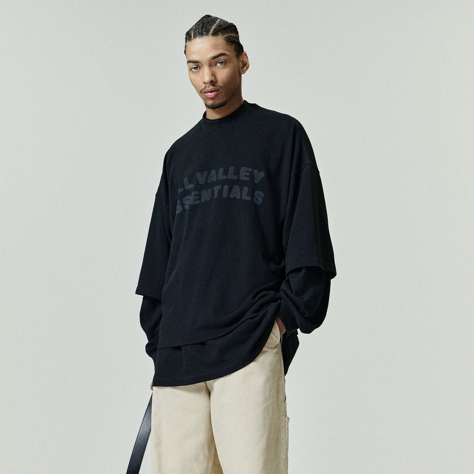 Fear Of God Essentials Merch T-shirt Schwarz