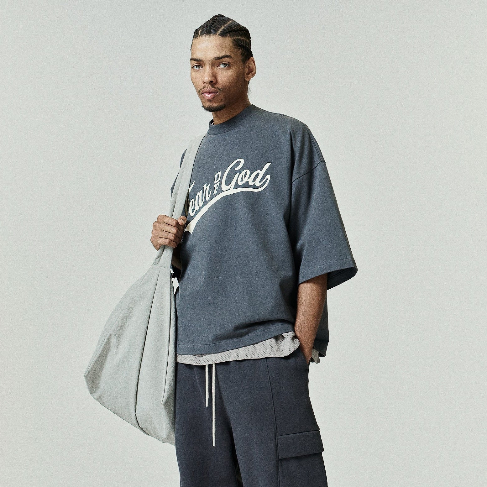 Fear Of God Essentials Merch T-shirt Anthrazit