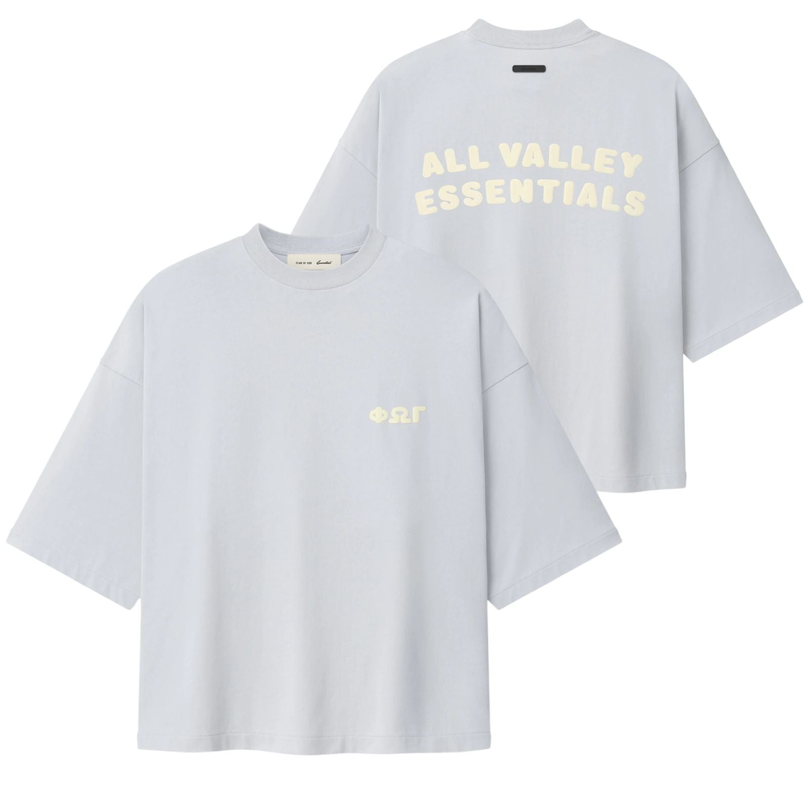 Fear Of God Essentials Merch T-shirt Hellblau