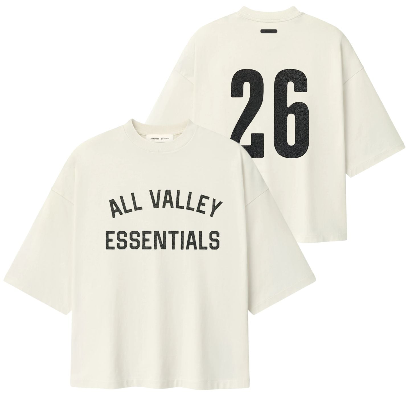 Fear Of God Essentials Merch T-shirt Offwhite