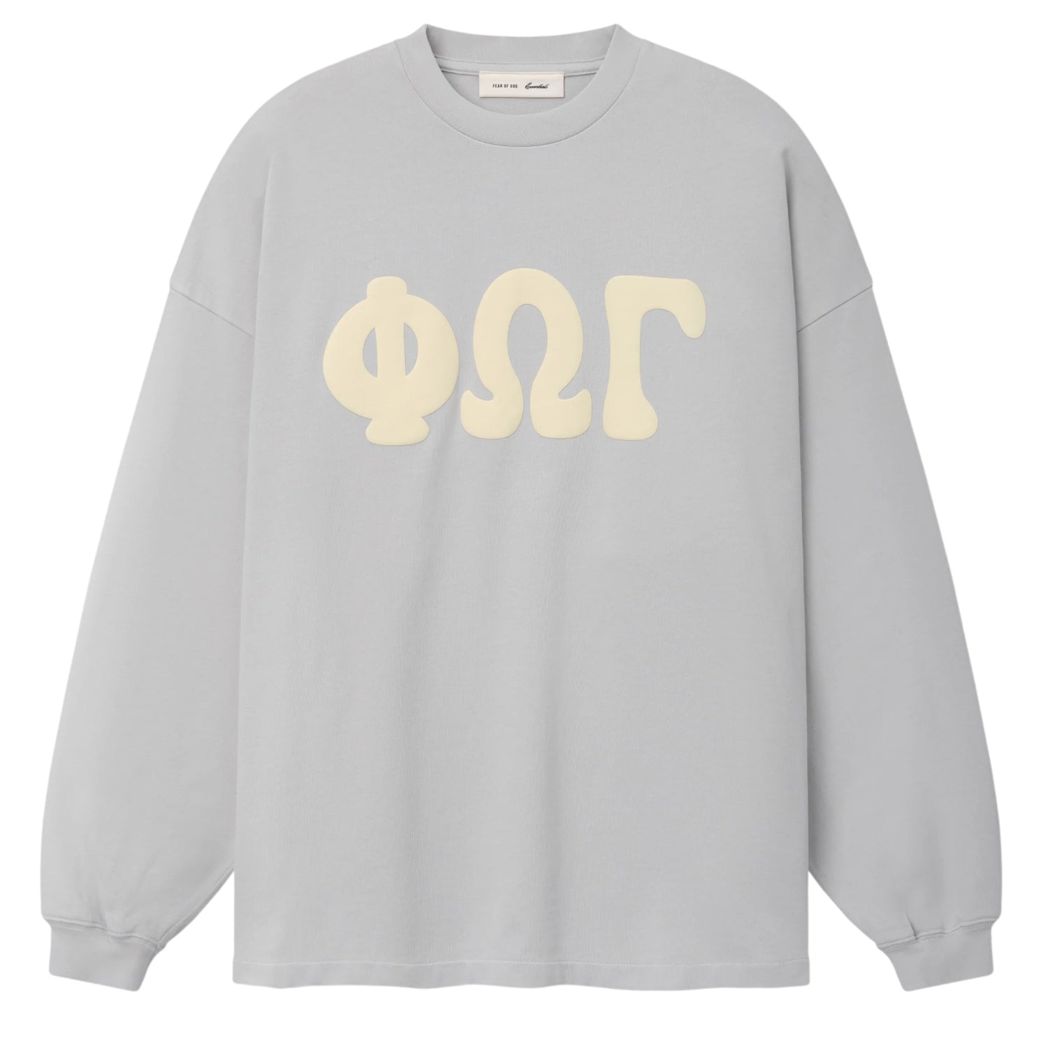 Fear Of God Essentials Merch Washed Longsleeve T-shirt Hellblau