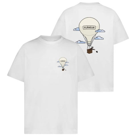 Flâneur Aéronautique T-shirt Weiß