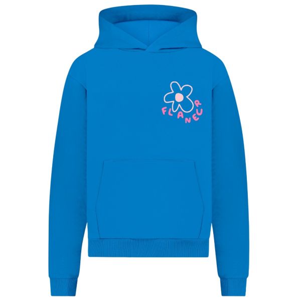 Flâneur Blossom Hoodie Blauw