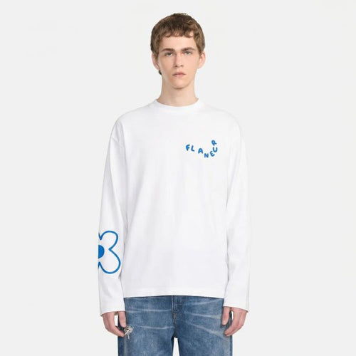 Flâneur Blossom Longsleeve T-shirt Wit