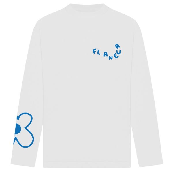 Flâneur Blossom Longsleeve T-shirt Wit