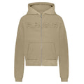Flâneur Embossed Zip-Up Vest Beige