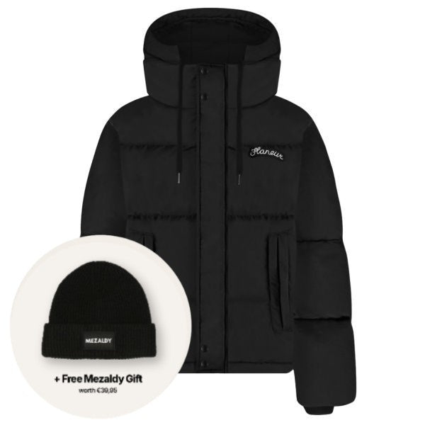Flâneur Signature-Puffer Schwarz