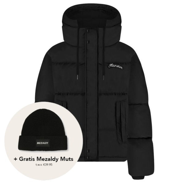 Flâneur Signature-Puffer Schwarz