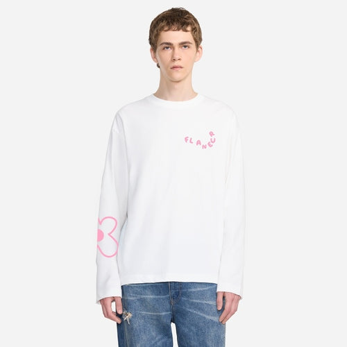 Flâneur Blossom Longsleeve T-shirt Weiß