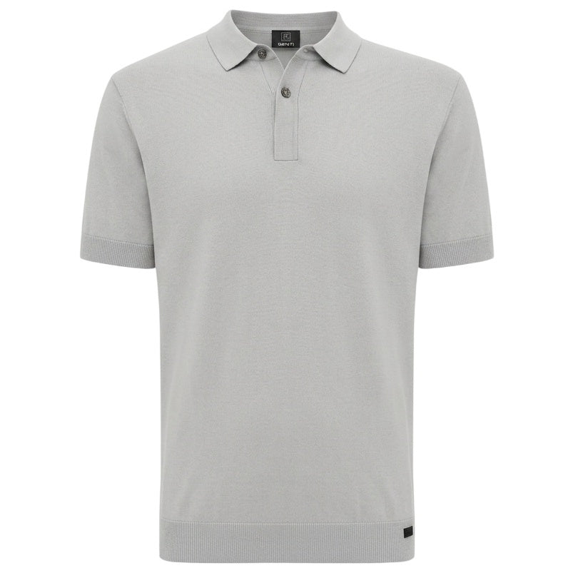 Genti 2 Buttons Polo Grijs