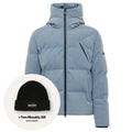 Genti Cross Rib Structured Puffer Blau