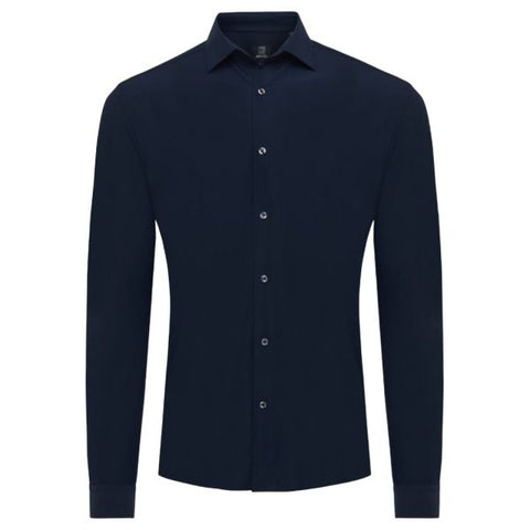 Genti Fresno Skin Fit Hemd Marine