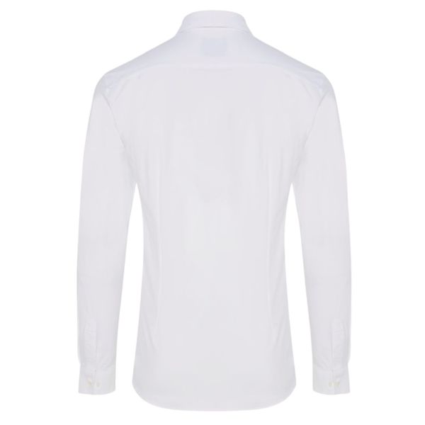 Genti Fresno Skin Fit Overhemd Wit