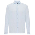 Genti Houston Overhemd Licht Blauw