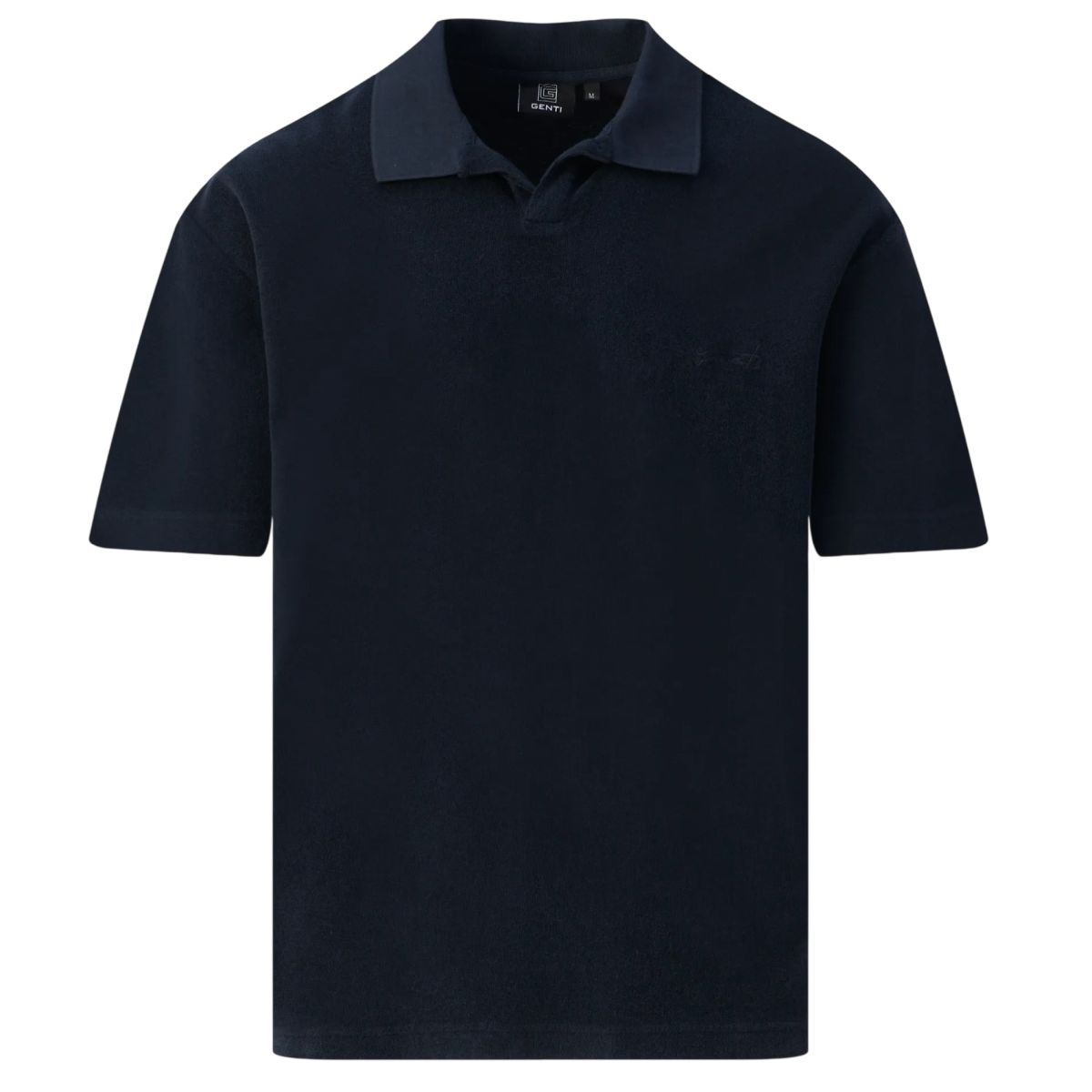 Genti No Buttons Polo Navy