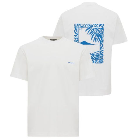 Genti Artistic T-shirt Weiß