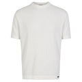 Genti Round Knitted T-shirt Off White