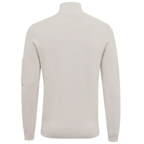 Genti Turtle 3 Buttons Sweater Beige