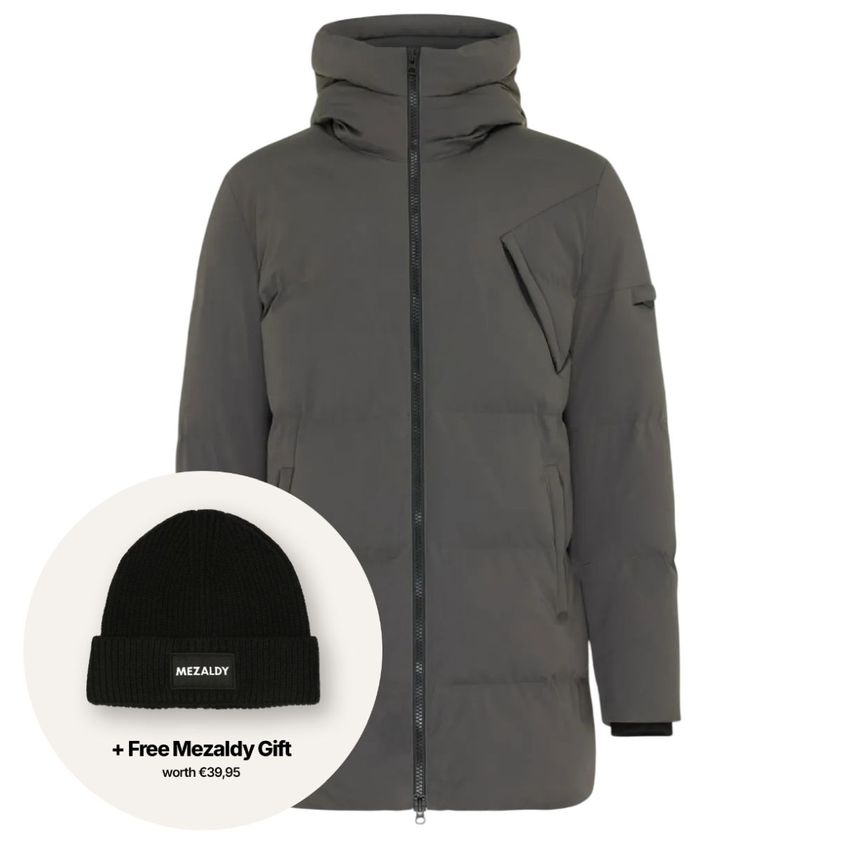 Genti Chris Parka Anthrazit