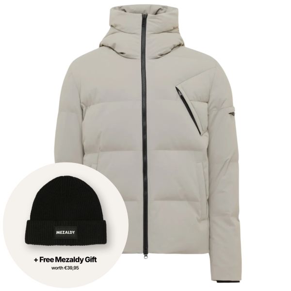 Genti Cross Puffer Beige