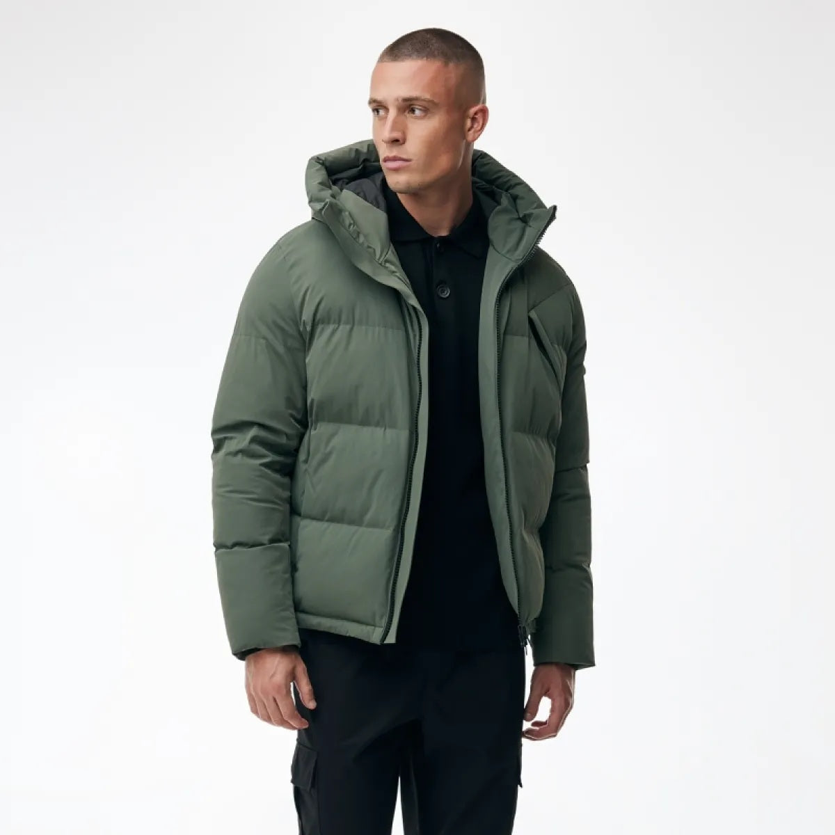 Genti Cross Puffer Grün