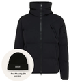 Genti Cross Puffer Schwarz