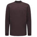 Genti Logo Langarm-T-shirt Bordeaux