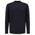 Genti Logo Langarm-T-shirt Schwarz