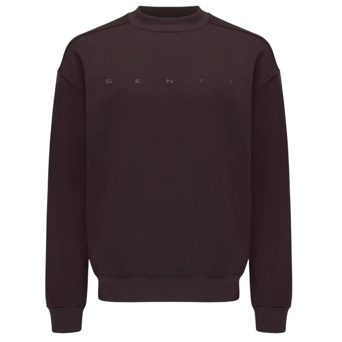 Genti Logo Pullover Bordeaux