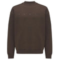 Genti Logo Pullover Braun