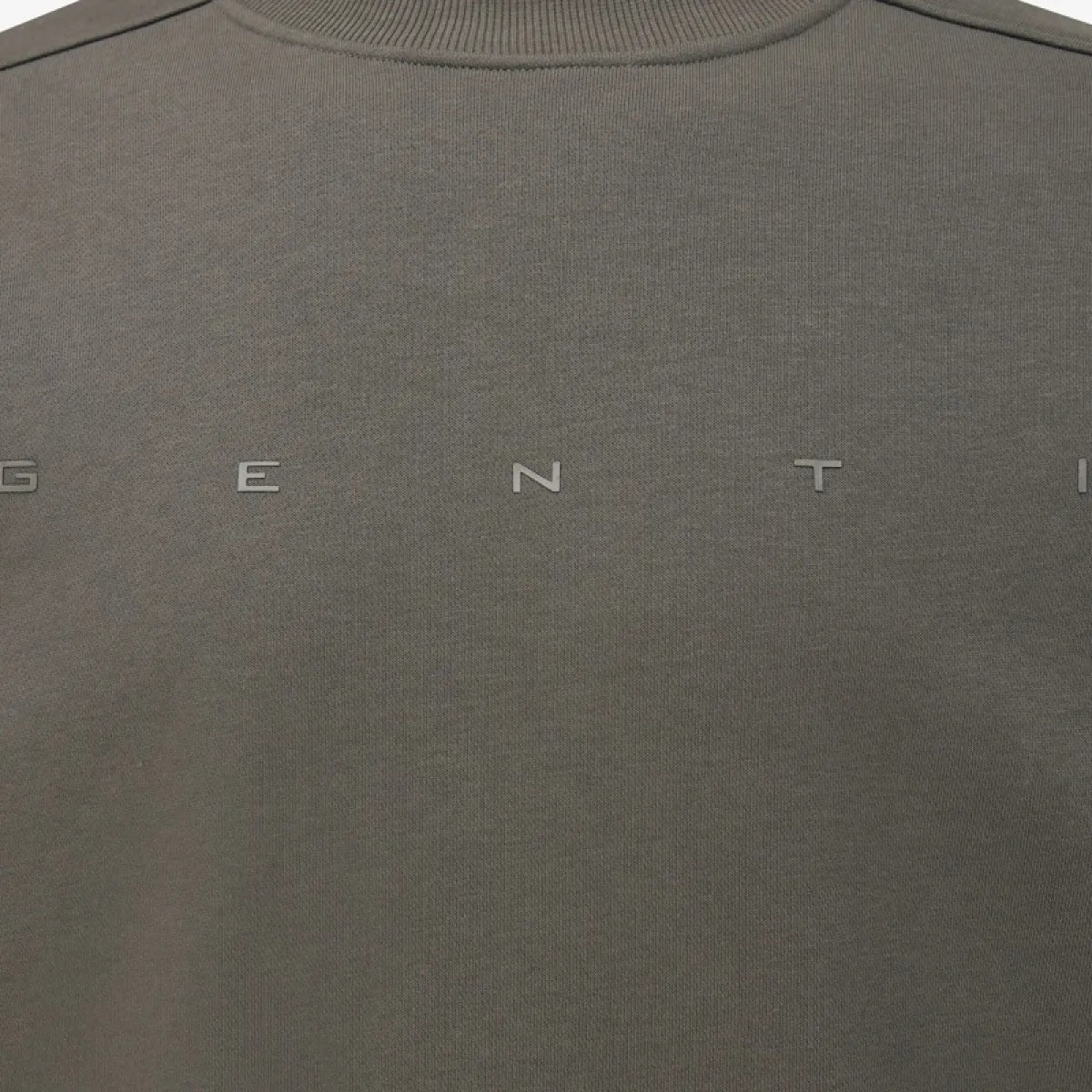 Genti Logo-Pullover Dunkelgrün